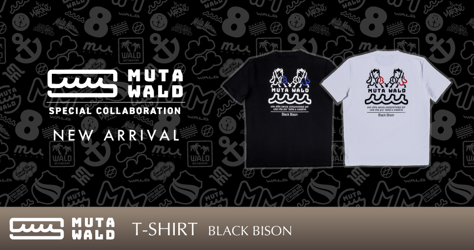 WALD COLLECTION : muta x WALD SPECIAL COLLABORATION T-SHIRT