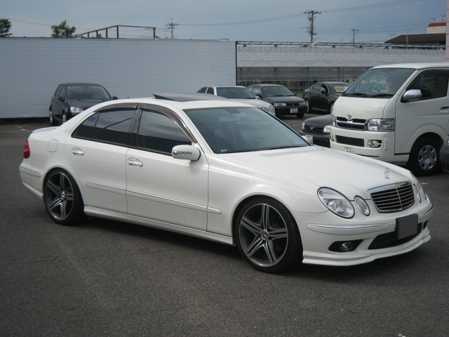  on something not JDM is this great looking Mercedes EClass W211