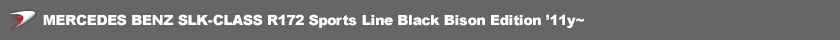 Mercedes Benz SLK-class R172 SPORTS LINE BLACK BISON EDITION