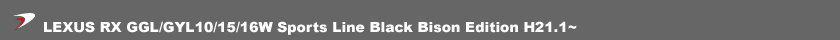 LEXUS RX350 GGL16W/15W/10W SPORTS LINE BLACK BISON EDITION