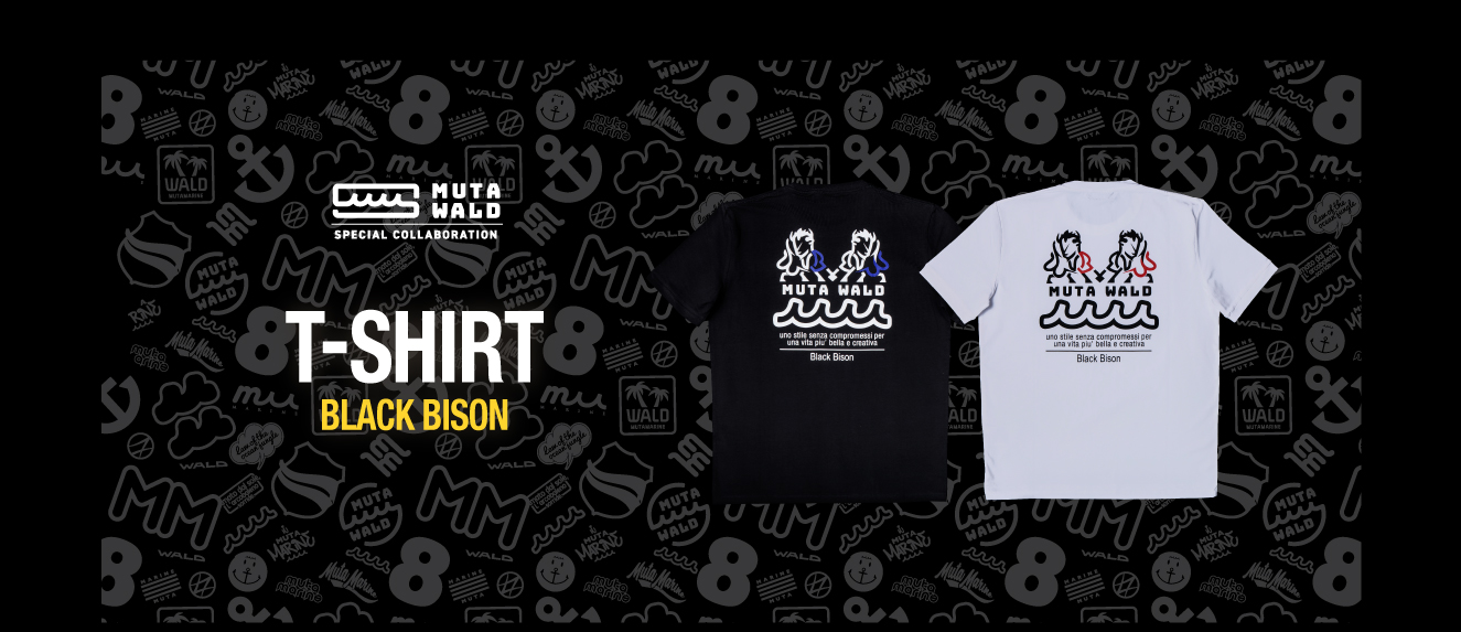 WALD COLLECTION : muta x WALD SPECIAL COLLABORATION T-SHIRT