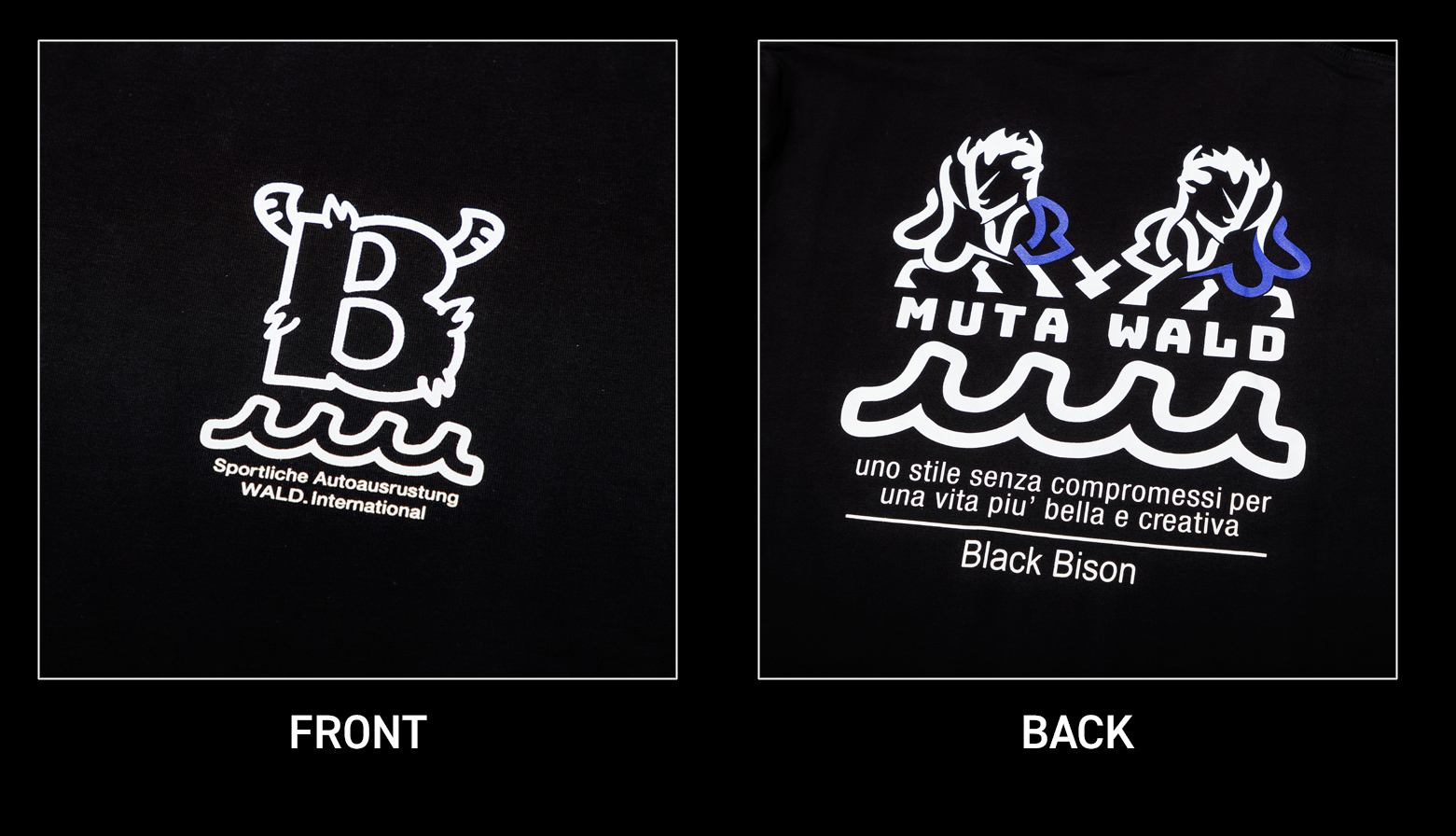 WALD COLLECTION : muta x WALD SPECIAL COLLABORATION T-SHIRT